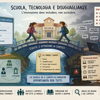 Scuola, tecnologia e disuguaglianze: riflessioni su una trasformazione che chiede più attenzione