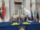 Alina Sapinet Il sindaco Raffale Rocco e Luca Tonino Alina Sapinet Il sindaco Raffale Rocco e Luca Tonino