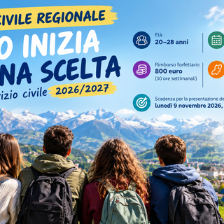 Servizio civile regionale, la Valle d’Aosta alza il rimborso a 800 euro e apre ai giovani fino a 28 anni