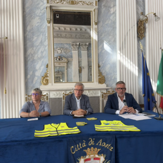 Alina Sapinet Il sindaco Raffale Rocco e Luca Tonino