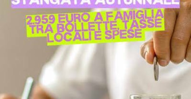 STANGATA D’AUTUNNO: PER LE FAMIGLIE QUASI 3.000 EURO DI SPESE STANGATA D’AUTUNNO: PER LE FAMIGLIE QUASI 3.000 EURO DI SPESE