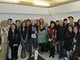 A sinistra la preside, Anna Maria Traversa, con alcuni studenti del Liceo artistico A sinistra la preside, Anna Maria Traversa, con alcuni studenti del Liceo artistico
