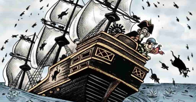 La grande fuga — ovvero: come si diventa fustigatori dopo anni di genuflessione