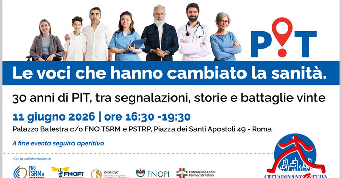 30 anni di tutela dei diritti: il Rapporto PIT Salute 2026 di Cittadinanzattiva accende i riflettori sulla sanità che attende 30 anni di tutela dei diritti: il Rapporto PIT Salute 2026 di Cittadinanzattiva accende i riflettori sulla sanità che attende