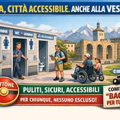 Aosta, città accessibile. Anche alla vescica Aosta, città accessibile. Anche alla vescica