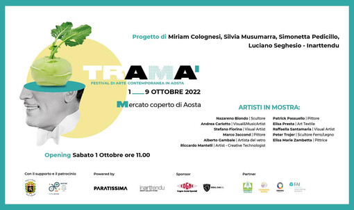 Aosta: Fino al 9 ottobre al mercato coperto il festival di arte contemporanea “Tramà”