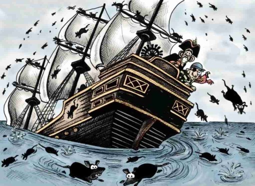 La grande fuga — ovvero: come si diventa fustigatori dopo anni di genuflessione La grande fuga — ovvero: come si diventa fustigatori dopo anni di genuflessione