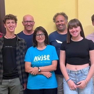 Da sn: Fabio Henriod, Jérémy Voualz, Diego Pession, Myriam Clusaz, Roberto Barrel, Panasie Barailler e Didier Coutier