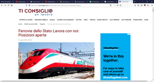 Concorso Trenitalia per macchinisti in Valle d'Aosta ma solo se parlano inglese