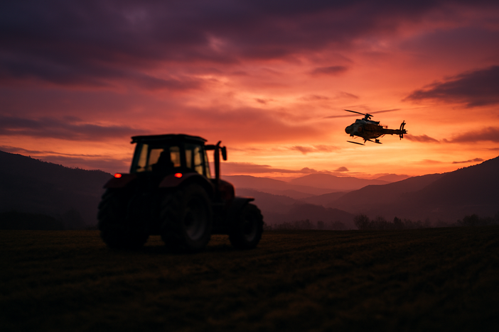 Tragedia sulla collina di Saint-Pierre, bimbo di tre mesi travolto da un trattore