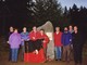 La storica foto di Alberto Follien testimonia l'appuntamento al Col de Joux del 1995 per celebrare il 50/mo anniversario di fondazione dell'Uv