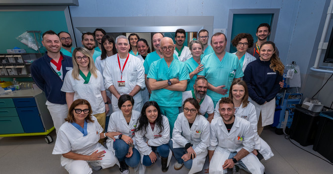 L' équipe di Fisica sanitaria e di Radiologia