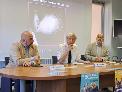Da sn: Carlo Marzi, Mauro Occhi, Salvatore Bongiorno alla presentazione della campagna Da sn: Carlo Marzi, Mauro Occhi, Salvatore Bongiorno alla presentazione della campagna