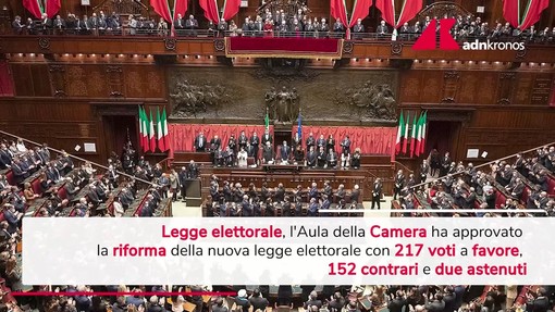 Legge elettorale, Camera approva la riforma