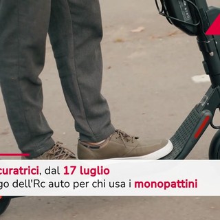 Monopattini, obbligo assicurazione del 17 luglio