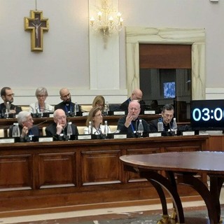 Presso la Casina Pio IV, nei giardini Vaticani, questa mattina 28 aprile, si è svolta la giornata di studio "Sacramento del matrimonio, fede e munus docendi" Ph. VN