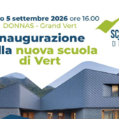 A Vert nasce la «Scuola di tutti»: sabato l’inaugurazione del nuovo plesso scolastico
