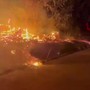 Napoli, incendio nel Parco archeologico di Longola Napoli, incendio nel Parco archeologico di Longola