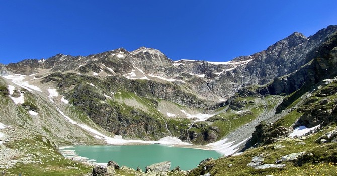Il lago San Grato Il lago San Grato