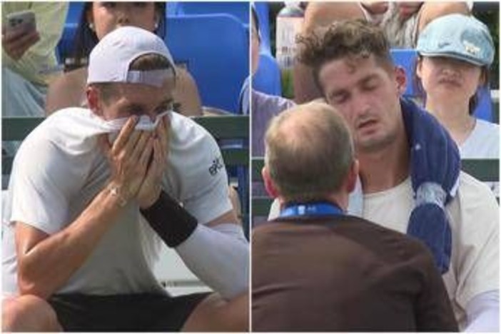 Troppo caldo a Shanghai, Atmane si ritira: "Non riuscivo a respirare"