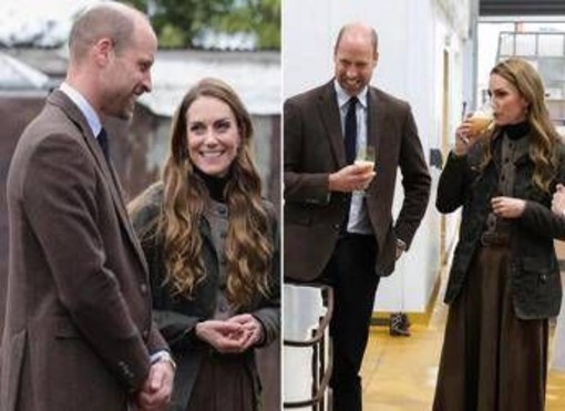 Sidro, lino e momenti di tenerezza fra William e Kate in Irlanda del Nord