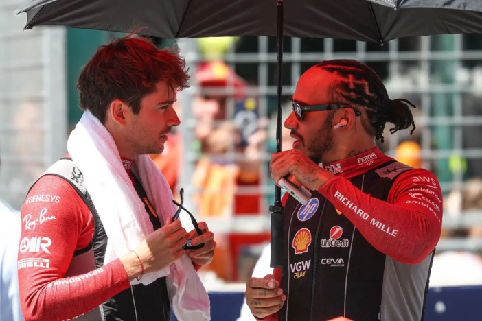 In Azerbaijan doppietta Ferrari nelle FP2, Hamilton precede Leclerc In Azerbaijan doppietta Ferrari nelle FP2, Hamilton precede Leclerc