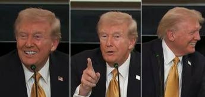 Trump, show in conferenza stampa: "Tu zitto, sei senza speranza" Trump, show in conferenza stampa: "Tu zitto, sei senza speranza"