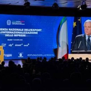 Tajani: "Export in crescita, 700 miliardi entro 2027" Tajani: "Export in crescita, 700 miliardi entro 2027"