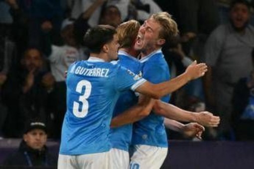 Champions League, Napoli-Sporting Lisbona 2-1 Champions League, Napoli-Sporting Lisbona 2-1