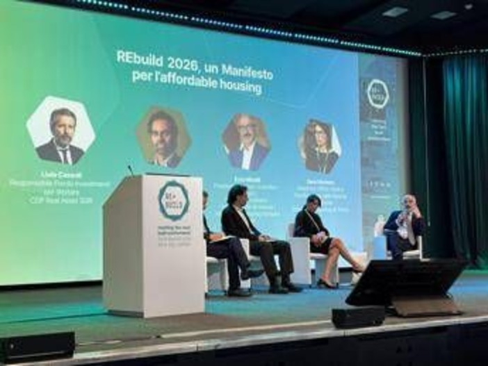 Rebuild 2026, Verones (Aprie): "Adattare strumenti e modelli organizzativi all’urgenza della transizione" Rebuild 2026, Verones (Aprie): "Adattare strumenti e modelli organizzativi all’urgenza della transizione"