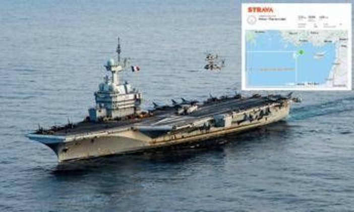 Il caso 'StravaLeaks': così un’app fitness ha rivelato la posizione della 'Charles de Gaulle'