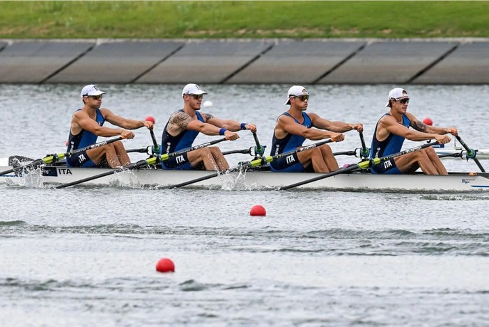 L’Italia del 4 di coppia vince i Mondiali con dedica a Mondelli L’Italia del 4 di coppia vince i Mondiali con dedica a Mondelli