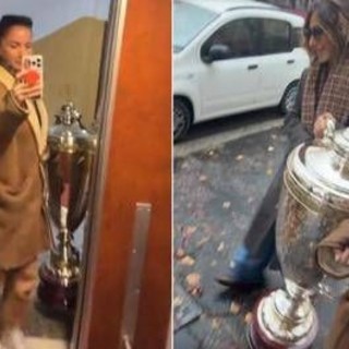 Ballando con le stelle, Andrea Delogu e il viaggio con la coppa