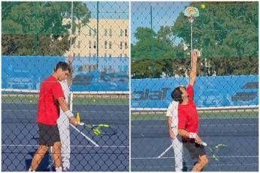 Alcaraz, il servizio migliora. E lui lo allena... a canestro