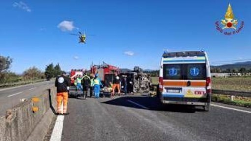 Tre morti in un incidente sull'Aurelia a Grosseto Tre morti in un incidente sull'Aurelia a Grosseto