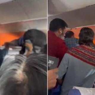 Power bank prende fuoco nella cappelliera dell'aereo: paura sul volo IndiGo