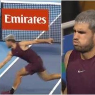 Alcaraz, vittoria e show a Tokyo: magia di rovescio e punto da sogno