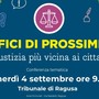 Uffici di Prossimità, parte da Ragusa il ciclo di incontri nei tribunali siciliani Uffici di Prossimità, parte da Ragusa il ciclo di incontri nei tribunali siciliani
