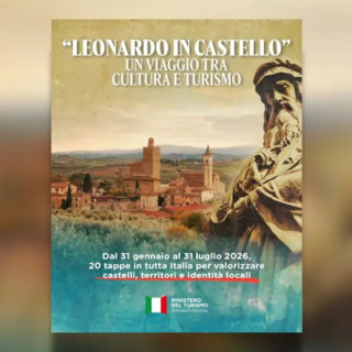 Parte da Vinci “Leonardo in Castello, il viaggio favoloso in un’Italia che c’è”