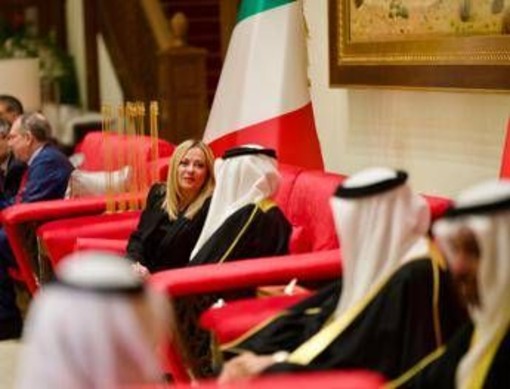 Meloni in Bahrein, oggi vertice e bilaterali per la presidente del Consiglio