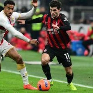 Milan-Genoa 1-1, Leao salva Allegri e porta i rossoneri a -3 dal primo posto