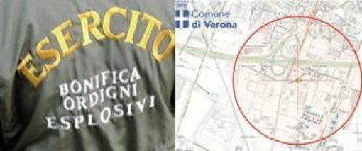 Bomba day a Verona, domenica chiuse A4 e tangenziale per disinnesco ordigno bellico Bomba day a Verona, domenica chiuse A4 e tangenziale per disinnesco ordigno bellico