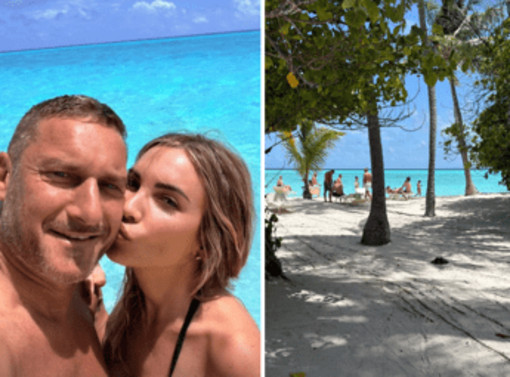 Totti, dopo il divorzio da Blasi vola alle Maldive con Noemi Bocchi